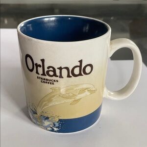 Starbucks Orlando Mug - Blue and Cream - Global Icon Series